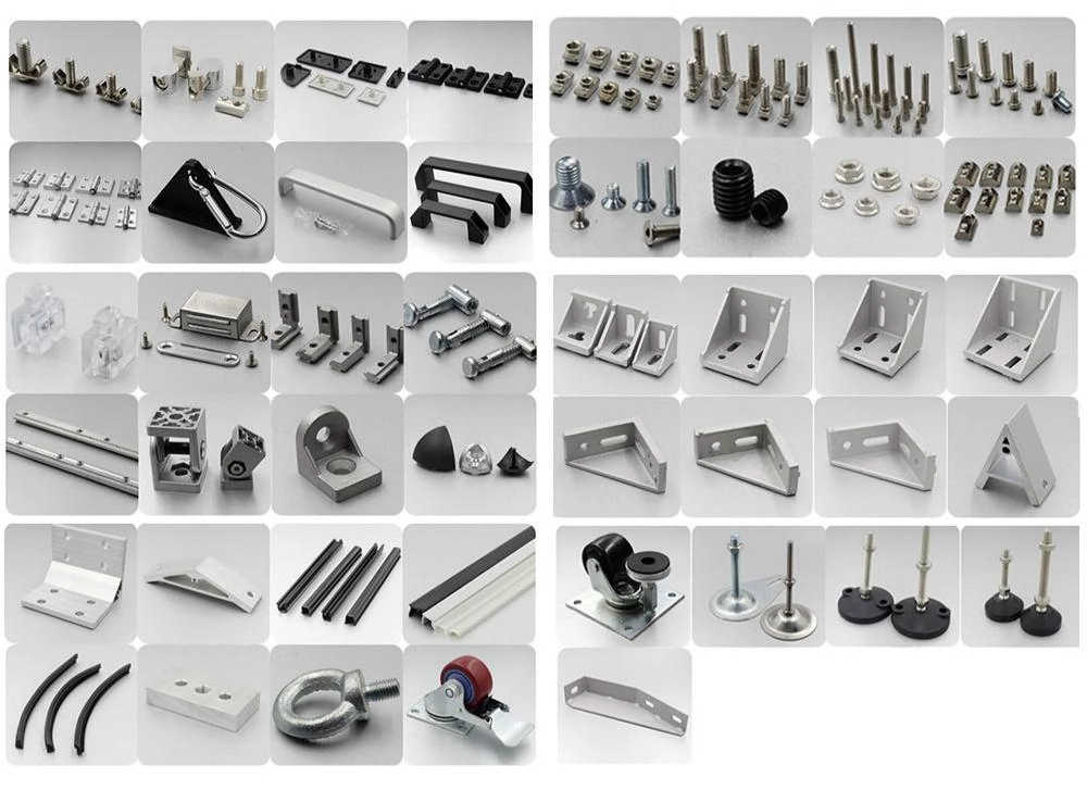 8020 T & V Slot Extruded Aluminum Profiles